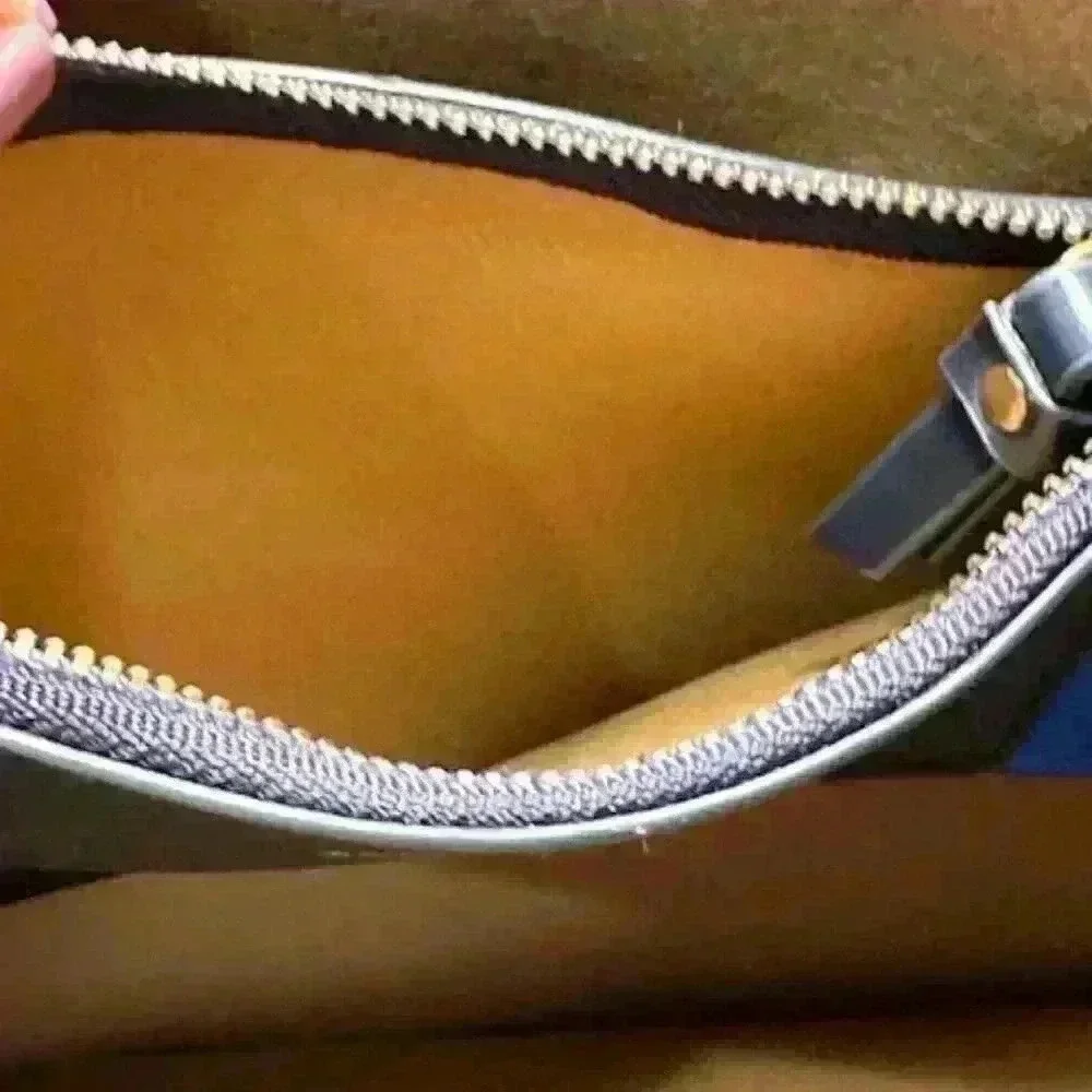 NWT Anne Klein Ameila Tote in Royal Blue and Black with matching black wristlet